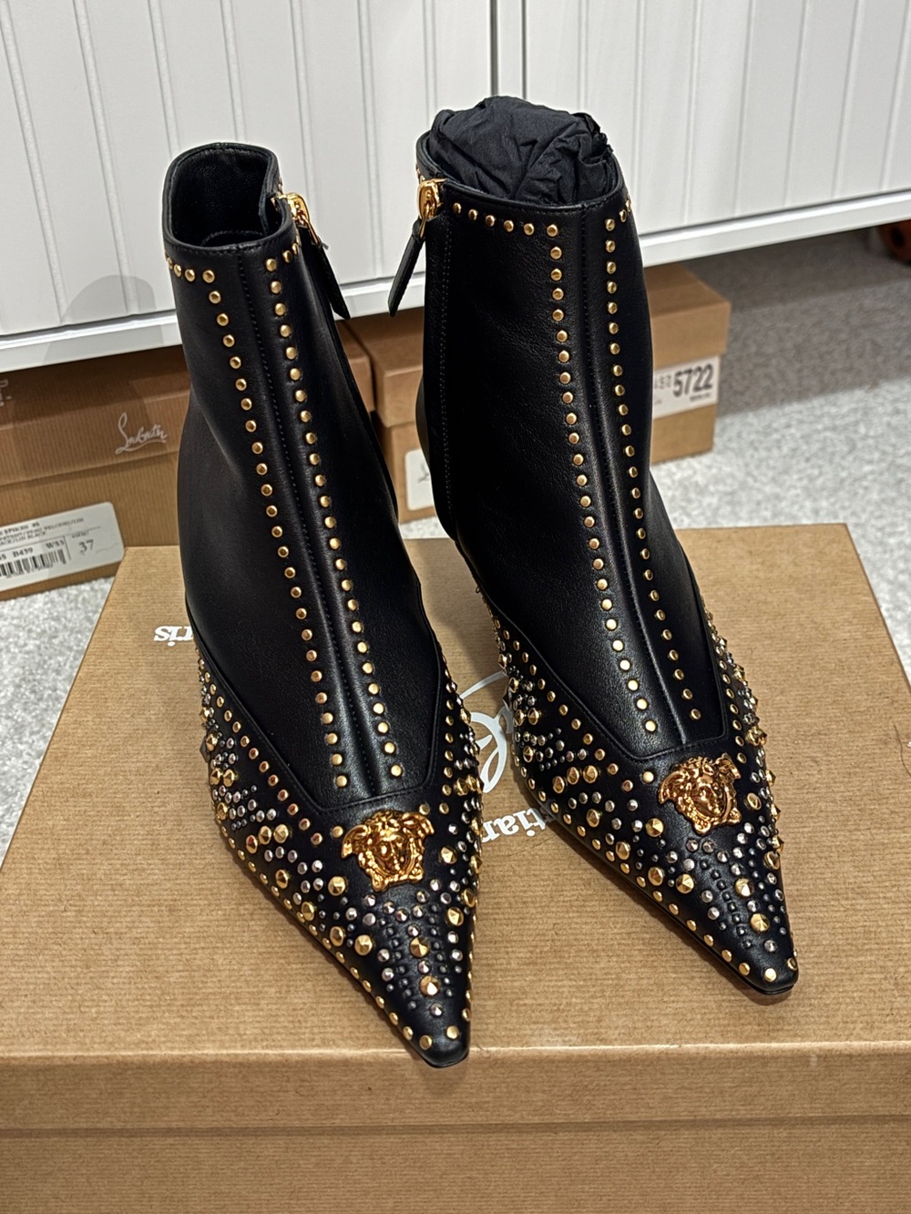 Versace La Medusa Ankle Bootie